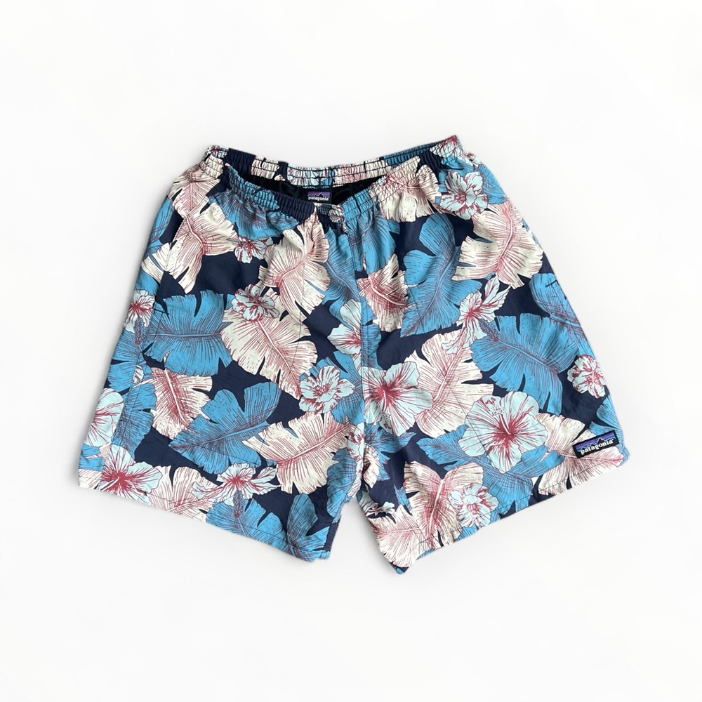 Patagonia Men’s Baggies Short Floral Print Lined Size Small